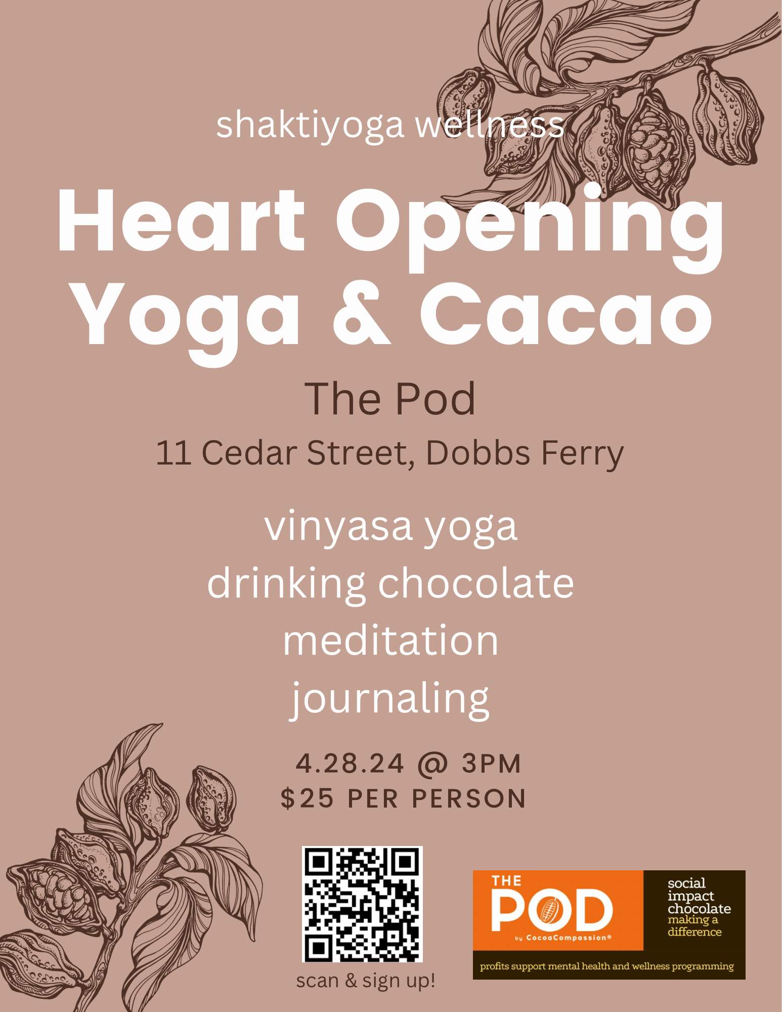 Heart Opening Yoga & Cacao Workshop 